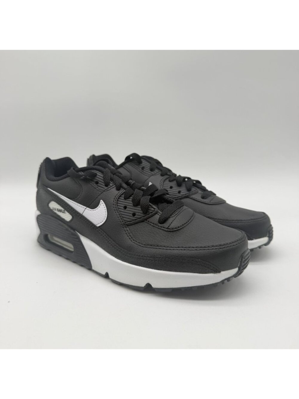 Nike Air Max 90 GS Black White Youth 6Y/ Women 7.5 Sneakers HF6358-002